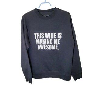Brunette the Label this wine crewneck sweater